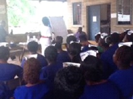 Photograph of training course